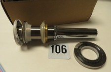 VIGO VG07000BN  2.75" Vessel Bathroom Sink Pop-Up Drain & Mtg Ring Brushd Nickel