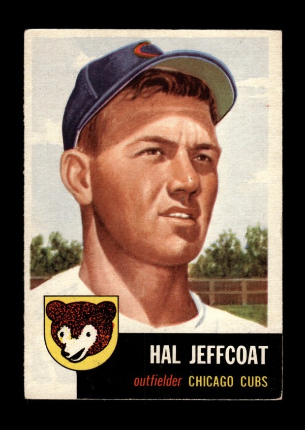 1953 Topps Set-Break # 29 Hal Jeffcoat VG-VGEX *GMCARDS*