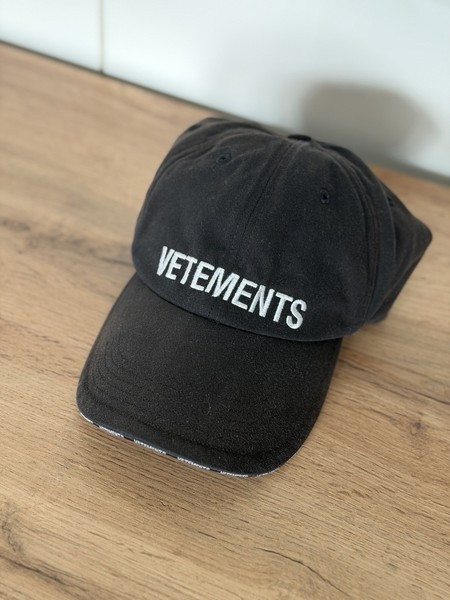 Vetements x Reebok Classic Logo Hat Black