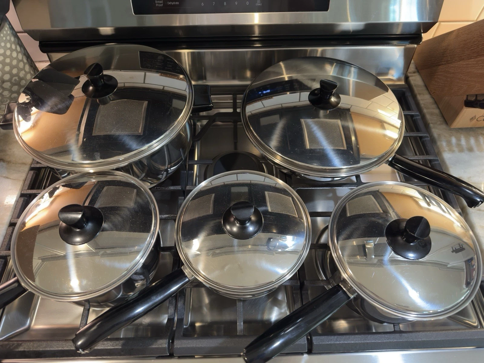 Vintage Sears Heat Core Cookware With Lids - Never Used