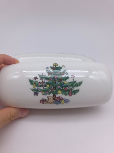 Nikko Happy Holidays Covered Butter Dish Tray With Lid - Picture 3 of 9