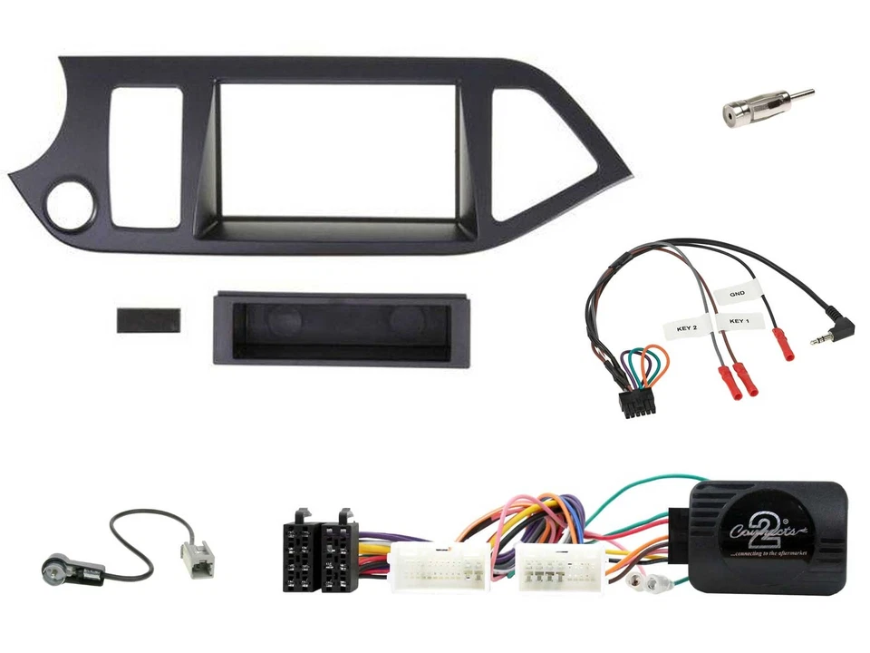 Blaupunkt Lenkrad Bluetooth DAB CD USB Autoradio für Kia Picanto ab 2011 Start-S - Bild 3 von 4