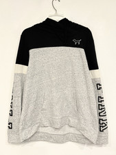 Victoria's Secret Women's 'PINK' Sweatshirt Size Large Fleece Hoodie Colorblock