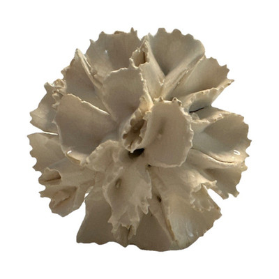 Artificial White Carnation Flower Stem Spray