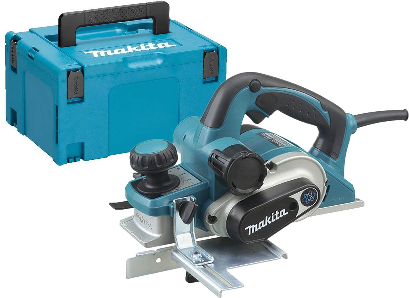 Rabot MAKITA 82 mm coffret Mak-Pac avec moteur de 1050 W