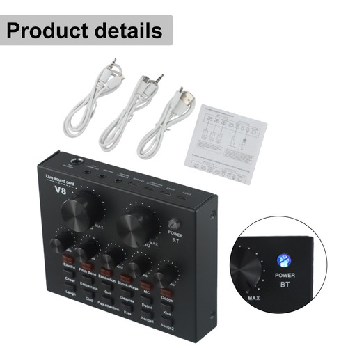 V8 Professional Audio Interface Designed Specifically for Broadcasters - Afbeelding 6 van 12