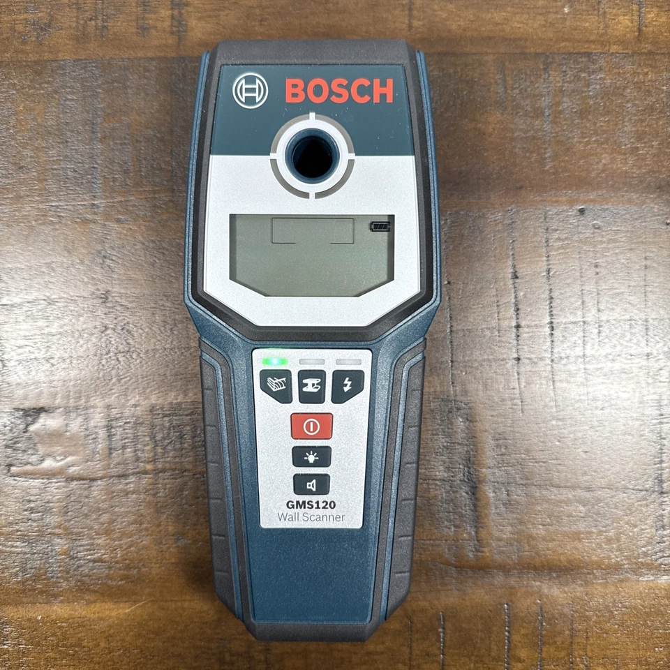Bosch GMS 120 Wall Scanner Stud Finder, Wood, Steel, Electrical Detector  EUC - Image 3 of 4