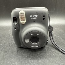 Fujifilm Instax mini 11 Instant Polaroid-Style Film Camera Charcoal Gray Black
