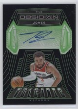2023 Obsidian Volcanic Signatures Electric Etch Green 2/25 Tyus Jones Auto 1b30