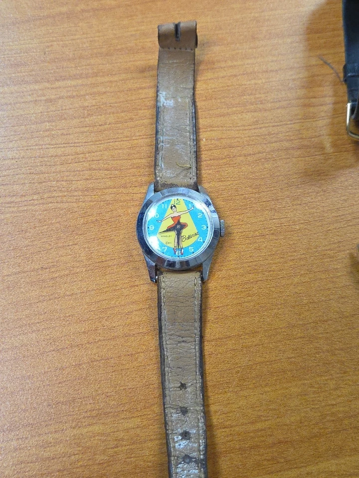 RELOJ BAILARINA, AÑOS 50 BRADLEY SUIZO CUERDA MANUAL ULTRA "RARO" NIÑOS/DAMAS 650  Foto 2 de 4