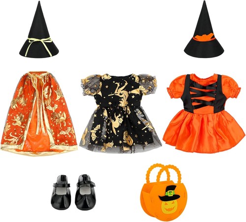 Regali per abiti da bambola 18 pollici vestiti ballerina balletto tutù abito da ballo e cappello - Foto 2 di 10