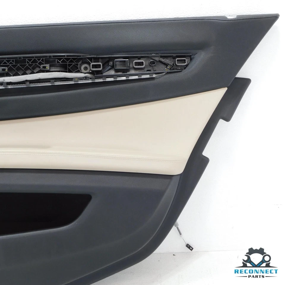 09-12 BMW 740Li 750Li F02 Puerta Trasera Derecha Interior Panel de Ajuste con Parasol Fabricante de Equipo Original Foto 3 de 4