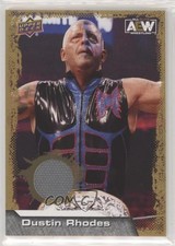 2022 Upper Deck AEW All Elite Wrestling Gold Mat Relics Dustin Rhodes #46 0sf1
