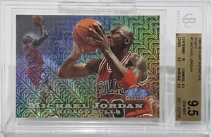 1997-98 FLAIR SHOWCASE MICHAEL JORDAN ROW 0 /250 BGS 9.5 GEM MINT+ LOW POP  🔥