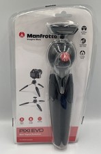 Manfrotto PIXI EVO Mini Tripod Evolution BLACK MTPIXIEVO-BK  NEW  Open Package