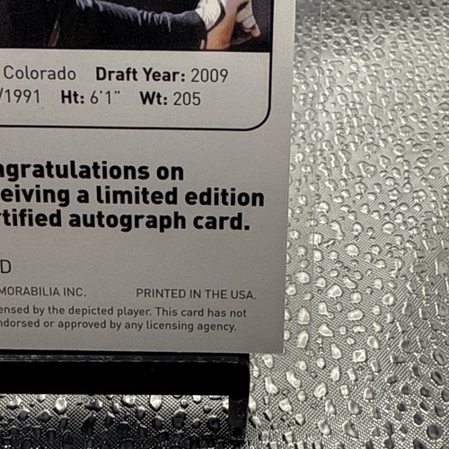NOLAN ARENADO 2011 Just DRAFTED Rookie Autograph Black Auto RC #/100 - Bild 9 von 10