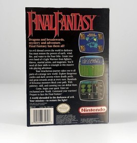 ⭐ Final Fantasy (NES, 1990) CIB w/ Poster & Manual