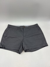Old Navy Womens Shorts Size 10 Gray Cotton And Spandex 4 Inseam Everyday Short