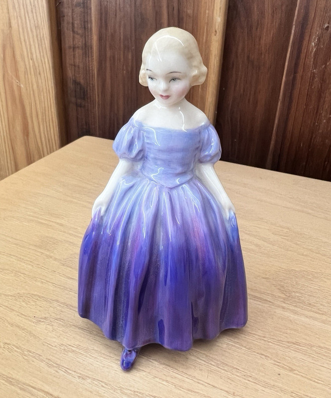 Royal Doulton Marie HN 1370 Victorian Girl Porcelain Figurine, Hand Painted