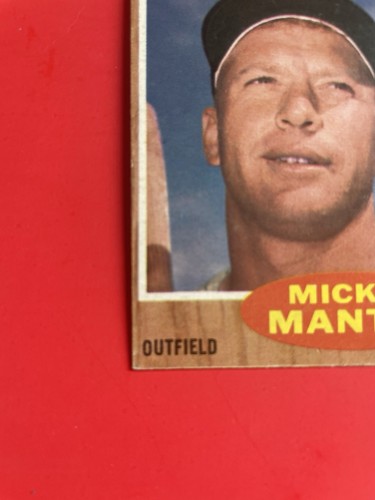 1962 Mickey Mantle Topps Sporting New New York Yankees Nice DM - Bild 5 von 6