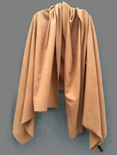 Large Camel / Cappuccino Scarf – Soft & Fluffy Wrap, Brand Accessories London