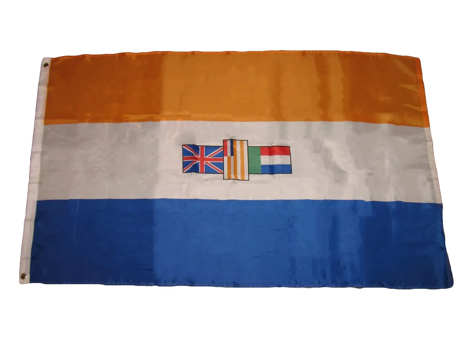Old South Africa Flag 3x5 ft Prinsevlag UK Dutch yellow/orange 100F