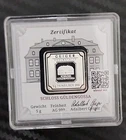 A 5 Gram .999 Silver Bar - Geiger Edelmetalle Sealed In Assay