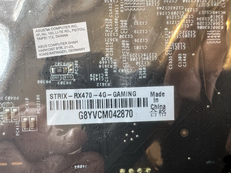 ASUS STRIX-RX470-O4G-GAMING RADEON RX470 4GB GDDR5 PCIE-X16 3 DP/HDMI/DVI - NEW - Image 3 of 3