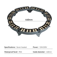 LED-Baumstrahler Außenwandleuchte RGB Aluminium IP65 Landschaftsbeleuchtung