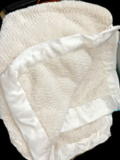 Little Giraffe Creamy White Plush Security Blanket Lovey 25 x 35 inches