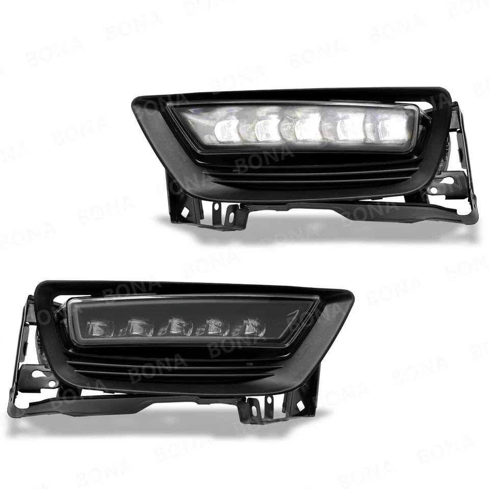 Luces antiniebla LED luces de parachoques delanteras para Honda Accord 2013-2015 4 DR sedán + cableado Foto 2 de 4