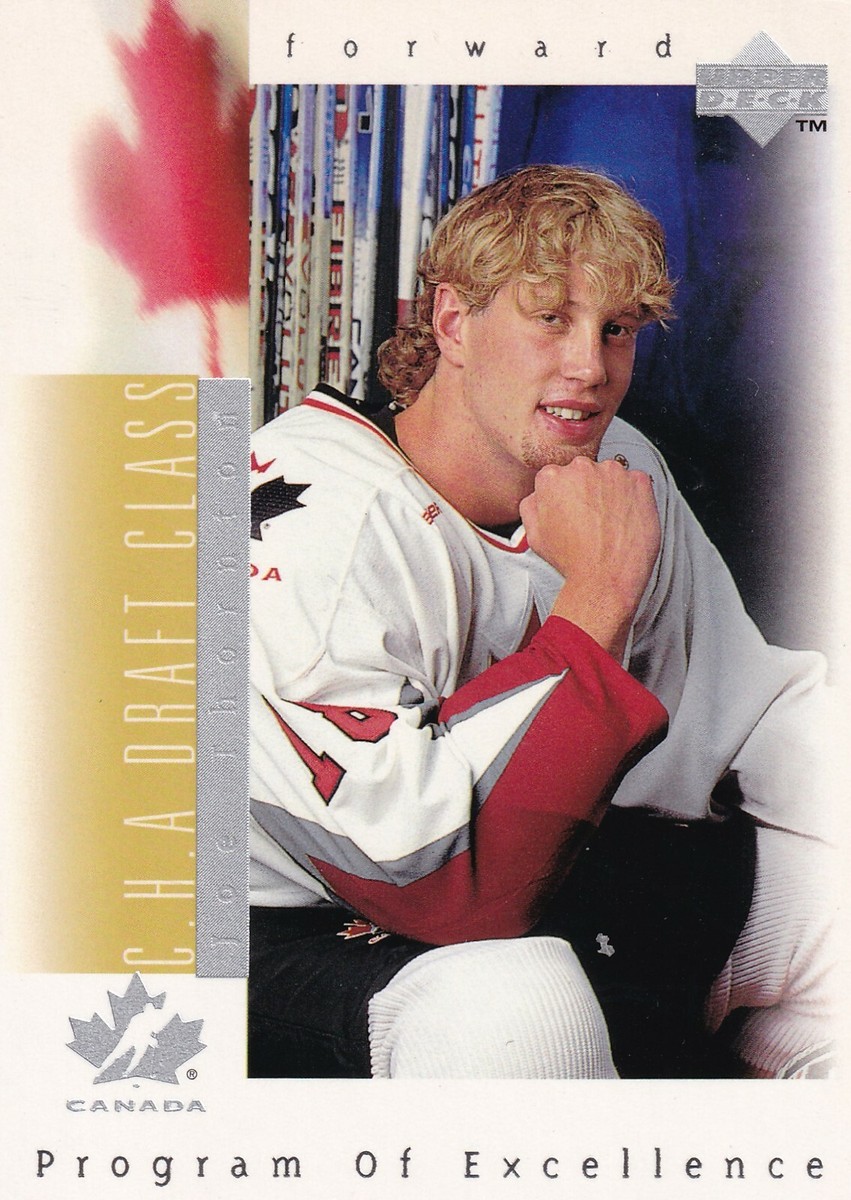 96-97 Upper Deck Joe Thornton Program of Excellence Rookie | eBay