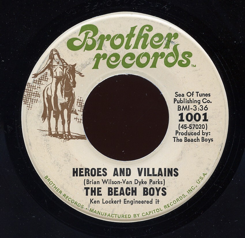 Rare Rock 45 - The Beach Boys - Heroes And Villains - Brother