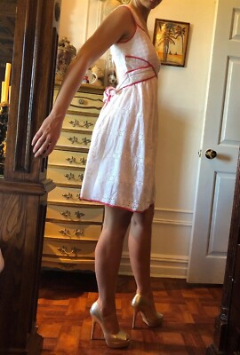 jessica simpson cotton dress JS Jessica Simpson Sosa Tiered Dress in Shell-Calia Paisley
