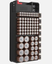 110 Battery Organizer AAA AA 9V C D Home Batteries Storage System With Tester