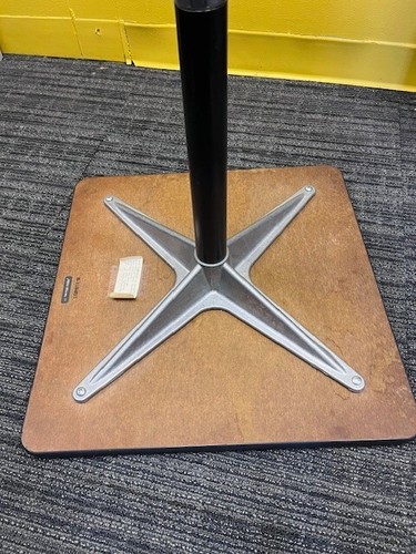 Vintage Herman Miller Eames MCM Square Rolling Side Task End Pedestal Table - Picture 10 of 15