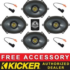 KICKER 46CSC684 6"X8" OEM SPEAKER REPLACEMENT KIT FOR FORD EDGE 2011-2014