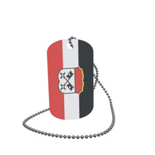 Dog Tag Flag Tyrlaching Dog Tag Aluminium 30 x 50mm