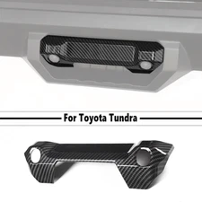 For Toyota Tundra 2022-2025 ABS Carbon Rear Tailgate Door Handle Bowl Cover Trim