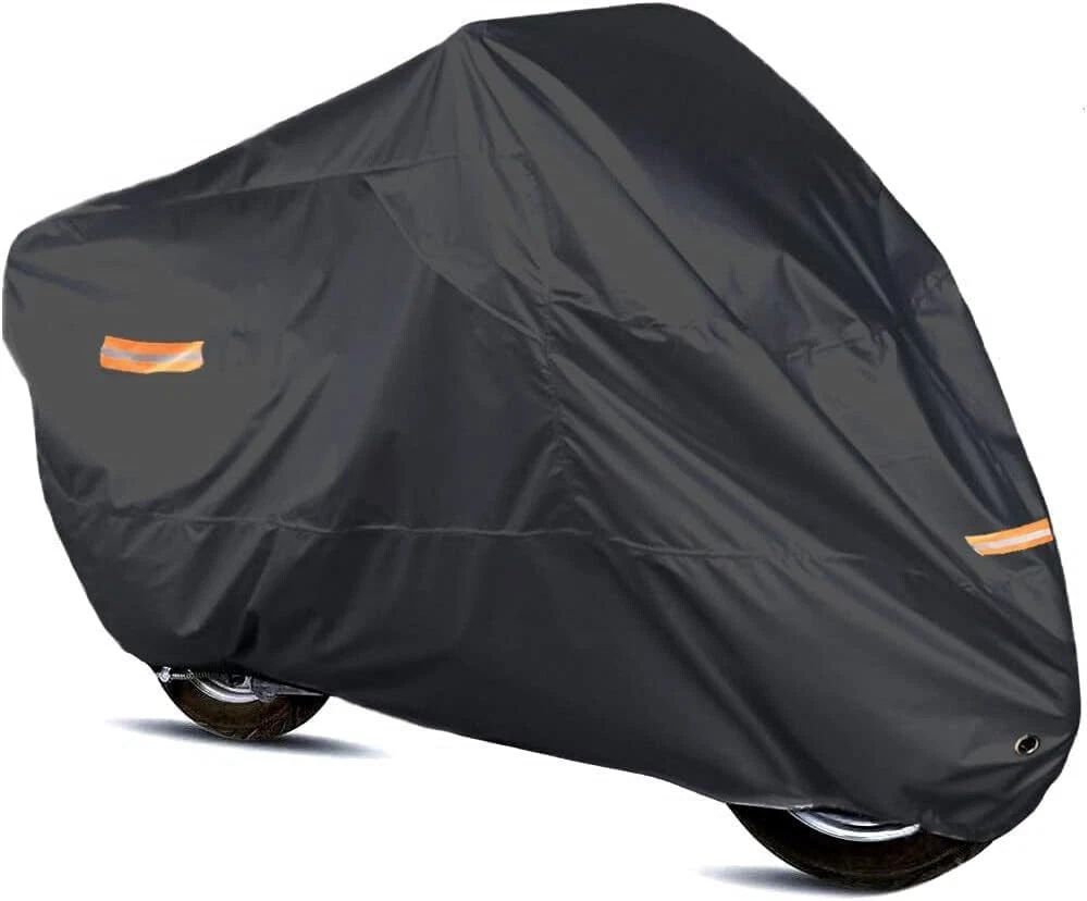 Copri Moto Universale Antipioggia Taglia XXL - Telo Protezione Esterno In Poliestere Argentato Con Custodia - Leggero E Pieghevole Per Moto, Scooter, Ciclomotore