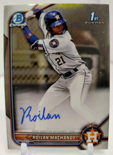 ROILAN MACHANDY AUTO 1ST 2022 Bowman Chrome Baseball CPA-RM Houston Astros