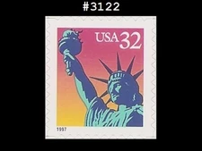 USA5 #3122 MNH Statue of Liberty s/a