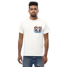 Chinese Dragon Zodiac Asian Folks Dragon Character Art White Men T Shirt