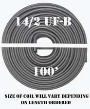14/2 UF-B x 100' Southwire Underground Feeder Cable