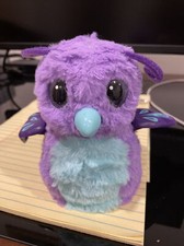 Hatchimal Spin Master Owl Purple and Blue