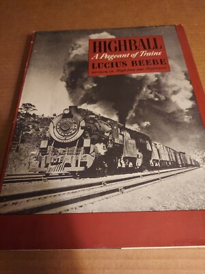 Vintage 1945 Collector's Book ''A Pageant of Trains'' by Lucius Beebe 