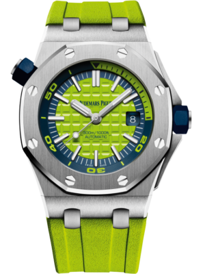 時計 Swatch Audemars Piguet Light Green Audemars Piguet Royal Oak Offshore Diver 