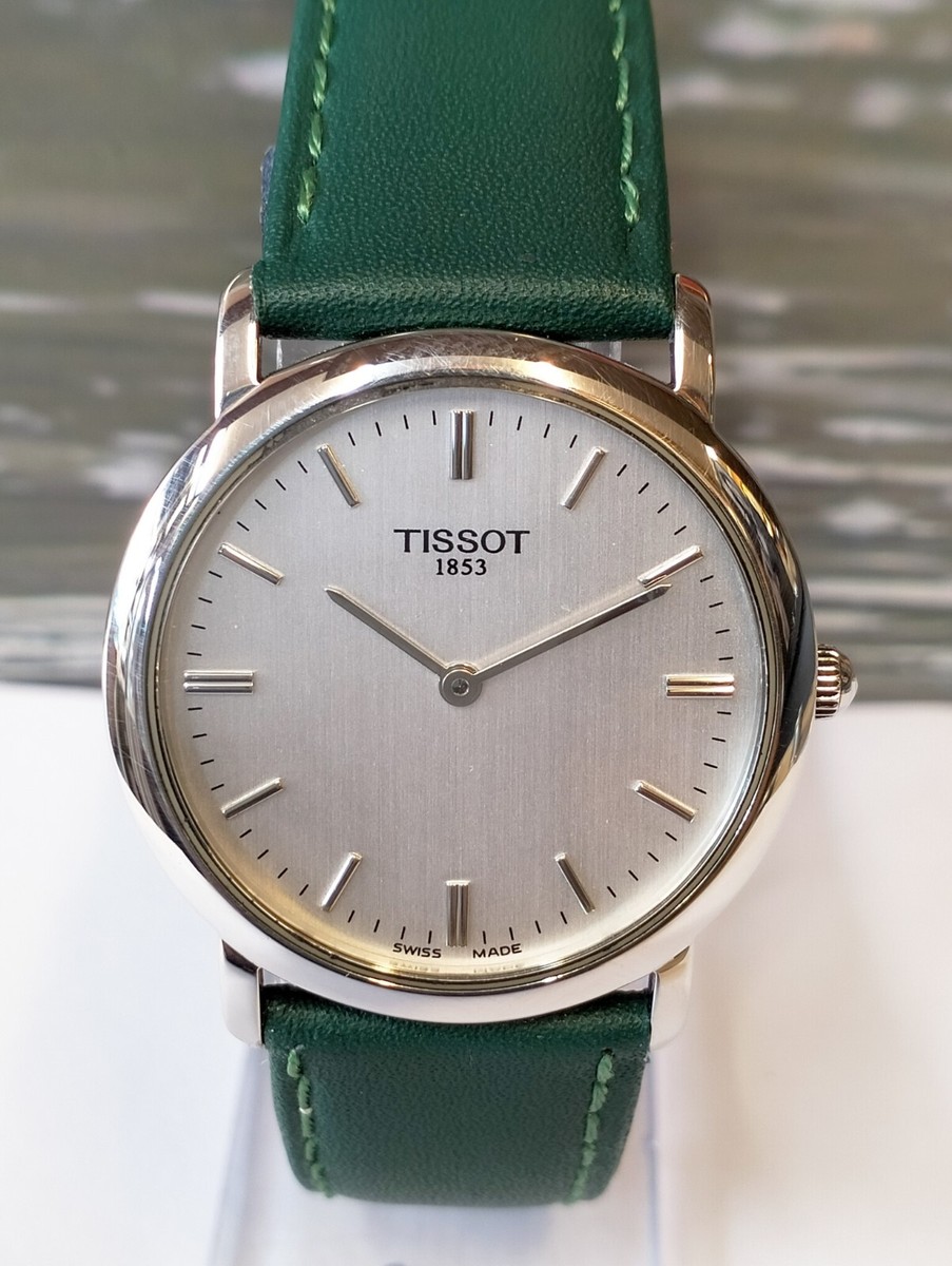 TISSOT QUARTZ SILVER DIAL TKM-JA SWISS MEN'S FULL WORKING