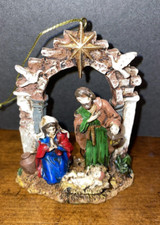 Holy Family Nativity Scene Christmas Ornament