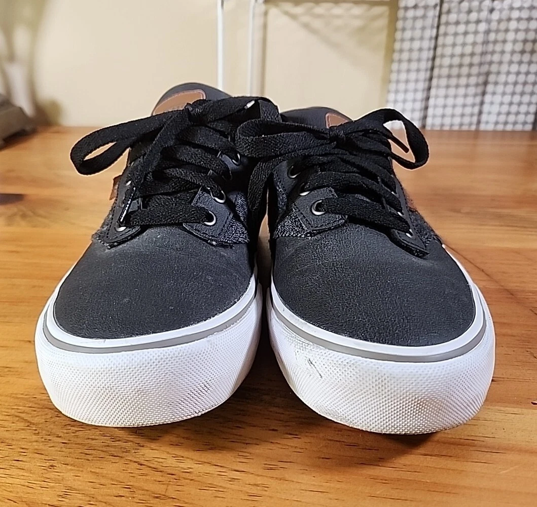 Grey vans top mens shoes